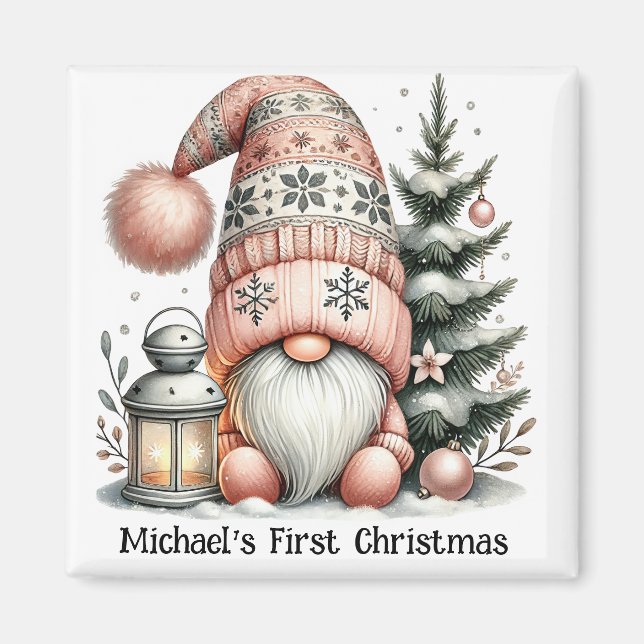 Imã Gnome for the Holidays Magnet (Frente)