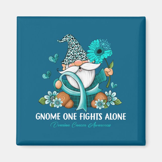 Imã Gnome Minimo do Girassol Um Luta Sozinho (Frente)