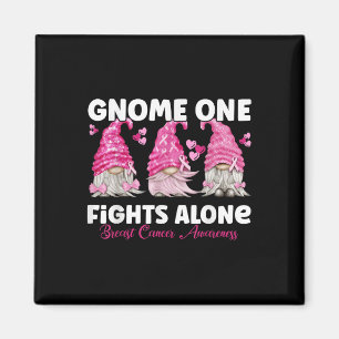 Imã Gnome One luta sozinho rosa _ Cancer da mama anão