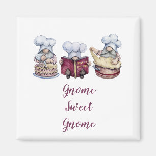 Imã Gnome Personalizado Doce Gnome Assando Gnomes