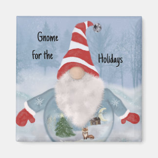 Imã Gnome Winter Wonderland