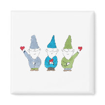 Gnomes With Hearts Magnet