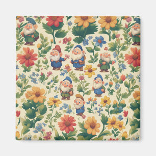 Imã Gnomo a floresce design