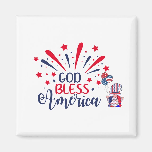 Imã Gnomo Americano (Frente)