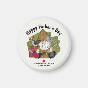 Imã Gnomo do Jardim do Homem Adorável e do Carpinteiro