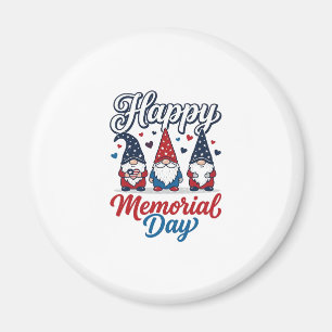 Imã Gnomo Patriótico Feliz Dia dos Veteranos Camisa Vi