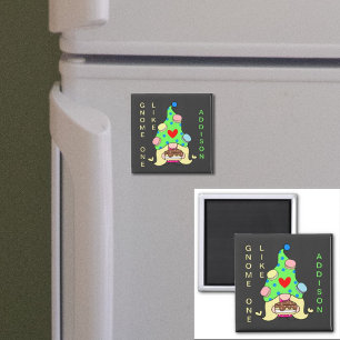 Imã Gnomo Um Como Seu Nome Cookies Que Bolo Coração