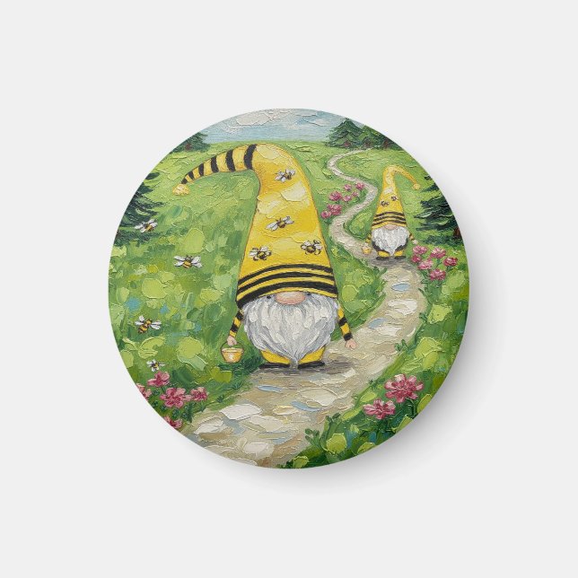 Imã Gnomos Abelhas (Frente)