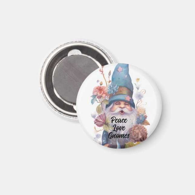 Imã Gnomos de paz e amor (Front/Back)