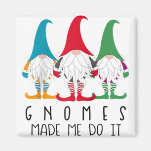 Imã Gnomos me fizeram fazer isso papais noeis nórdico