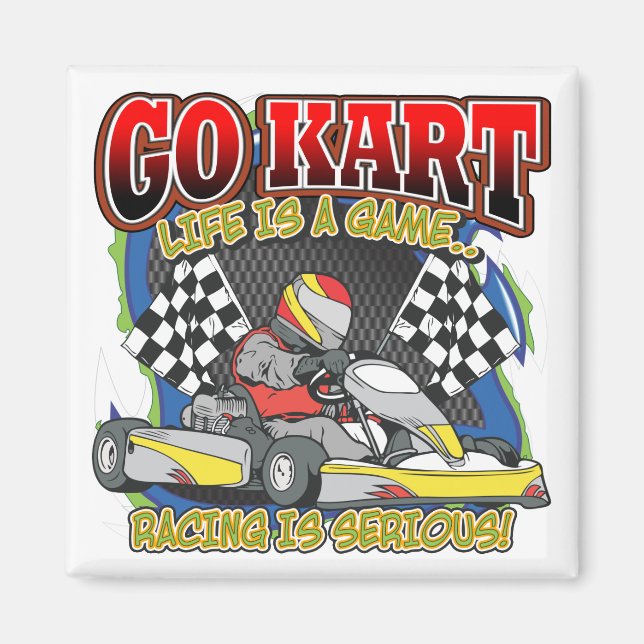 Imã Go Kart Life (Frente)
