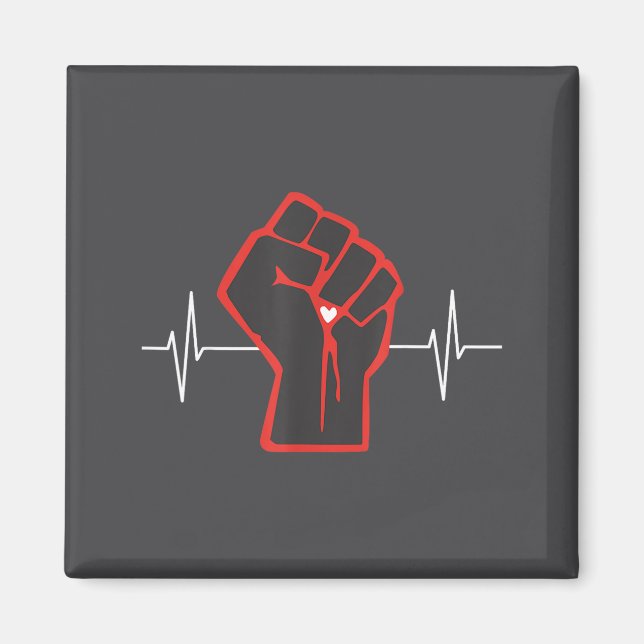 Imã Go Red Heart Disease Awareness Month  (Frente)