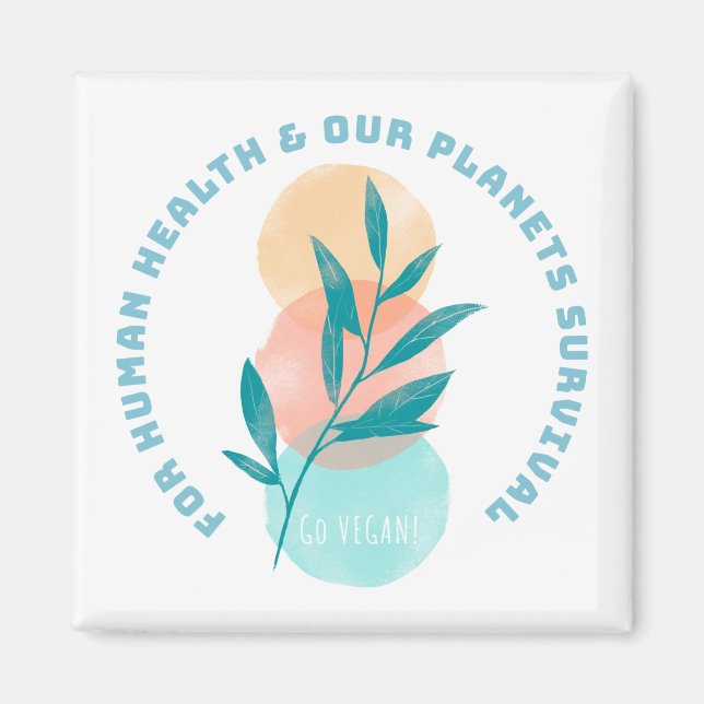 Imã Go Vegan (Frente)