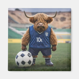 Imã "Goal-Getter: Uma Vaca do Planalto Vestida para o 