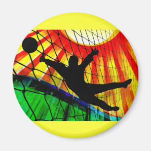 Imã Goalie do futebol do Sunburst e da rede