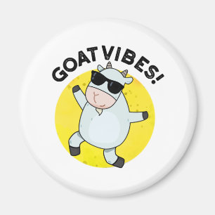 Imã Goat Vibes Funny Animal Pun