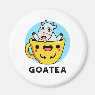 Imã Goatea Funny Goat Tea Pun