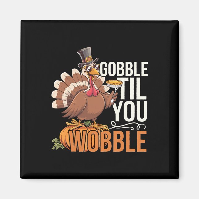 Imã Gobble Até Você Cambalear Ação De Graças Peru Dive (Frente)