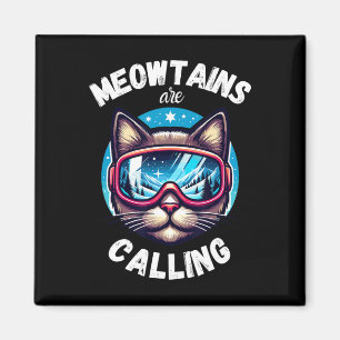 Imã Góculos de Esqui Gatos de Gato Snowboard Winter Sk