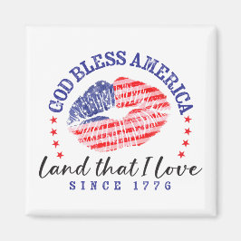 Imã God Bless America - Magnet