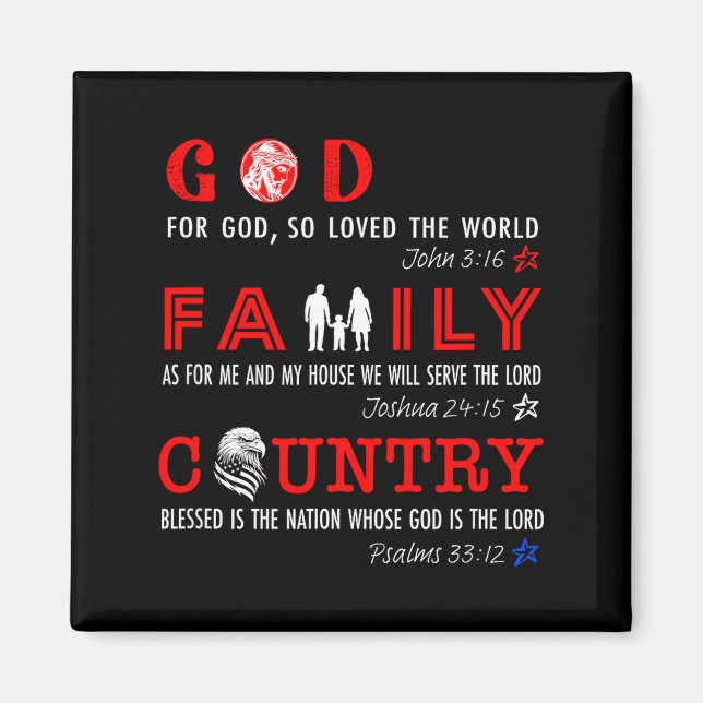 Imã God Family Country  (Frente)