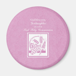 Imã GodFilha Primeira Comunhão, Rosa