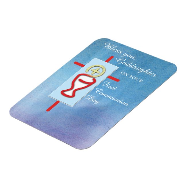 Ímã Godfilha, Primeira Comunhão Sagrada, Turquesa (Left Side)
