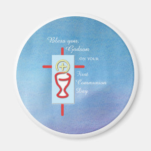 Imã Godson, primeiro comunhão santamente, azul