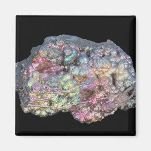 Imã Goethite que mostra o Iridescence