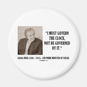 Imã Golda Meir eu devo governar as citações do pulso