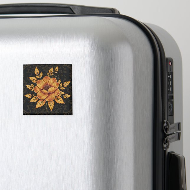 Imã Golden Bloom Floral (In Situ (Luggage))