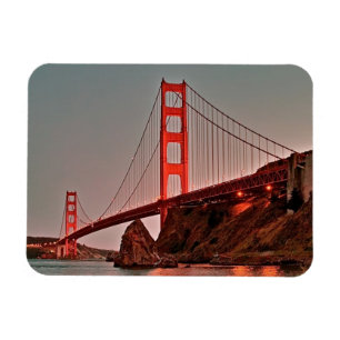 Ímã Golden gate bridge em Sun para baixo