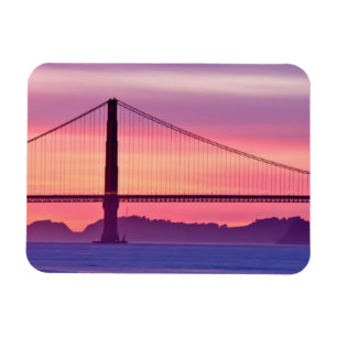 Ímã Golden gate bridge no por do sol