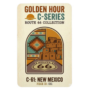 Ímã Golden Hour Route 66 C-Series Novo México