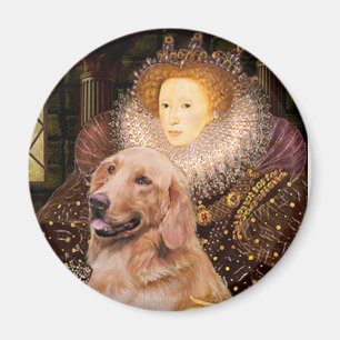 Imã Golden Retriever #1 - Rainha Elizabeth I