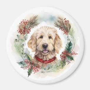 Imã Goldendoodle Festivo Fúria Fúria Fúria Fúria Fúria