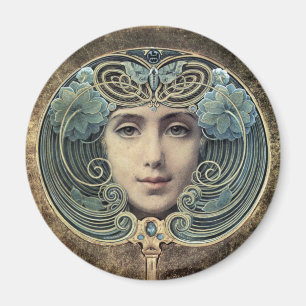 Imã Goldenem Grund do auf de Fächer por Louis Welden