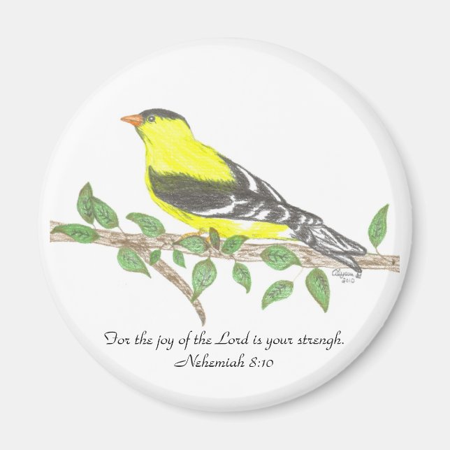 Imã Goldfinch Magnet (Frente)
