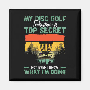 Imã Goleiro de Disco Engraçado Minha Técnica de Golfe 