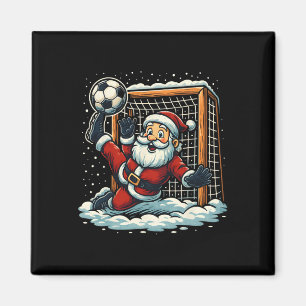 Imã Goleiro de futebol do Papai Noel Esportes Jogando