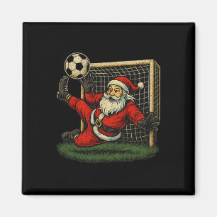 Imã Goleiro de Futebol Papai Noel Natal Esportes Menin