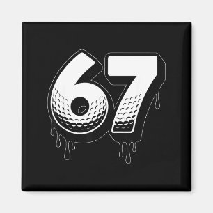 Imã Golejar Número 67 Jogador Ou 67º Aniversário Seis