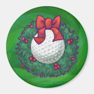 Imã Golf Ball Wreath na Terra Verde