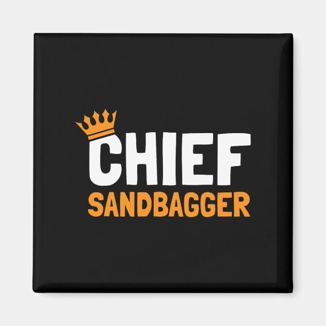 Imã Golf Chefe Sandbagger - Uni-adultos (Frente)
