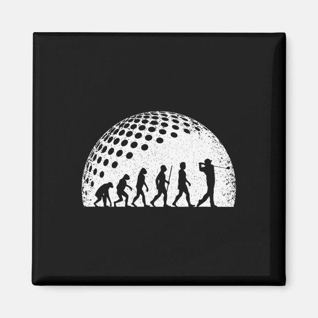 Imã Golf Evolution Golf Player Vintage (Frente)