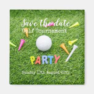 Imã Golf Salve a data Golf Tournament Party