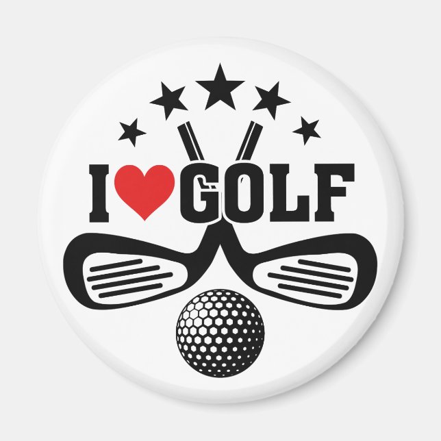 Imã Golfe, adoro GOLF (Frente)