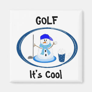 Imã Golfe - Boneco de Neve