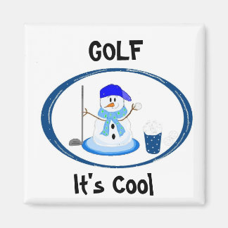 Imã Golfe - Boneco de Neve