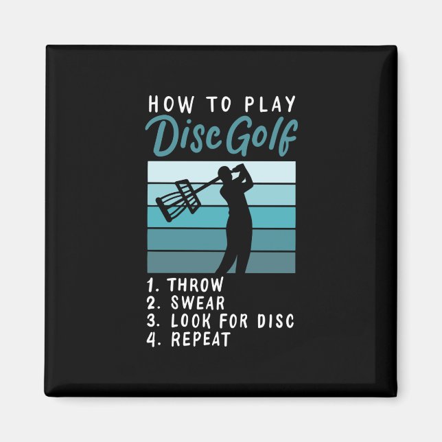 Imã Golfe de Disco - Como Jogar Golfe de Disco (Frente)
